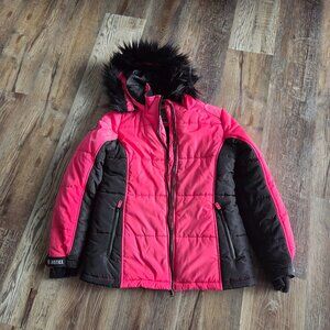 Justice heavy winter coat size 14/16
